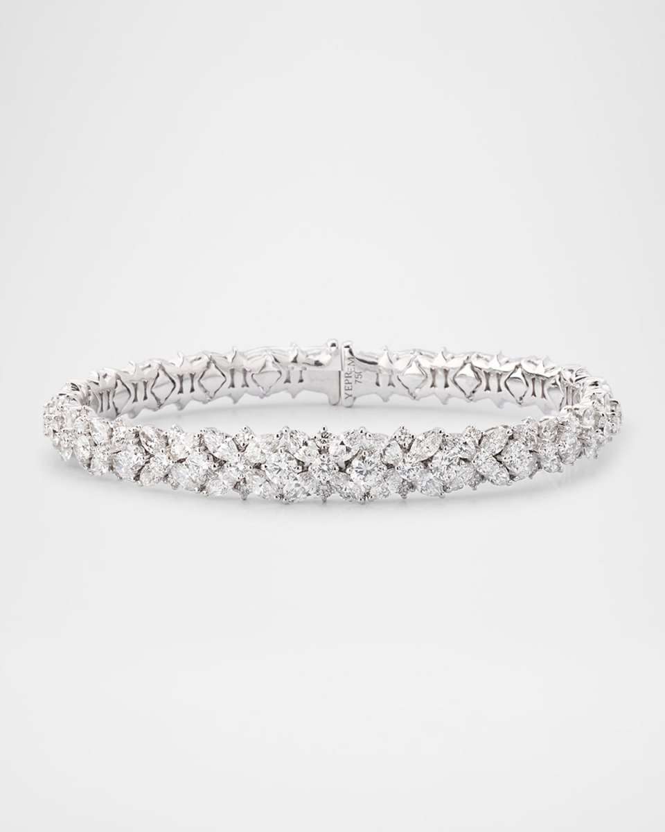 18K White Gold Diamond Bracelet